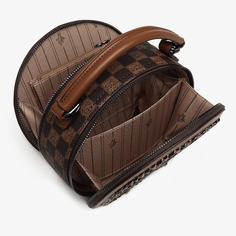 vintage bear badge print bags