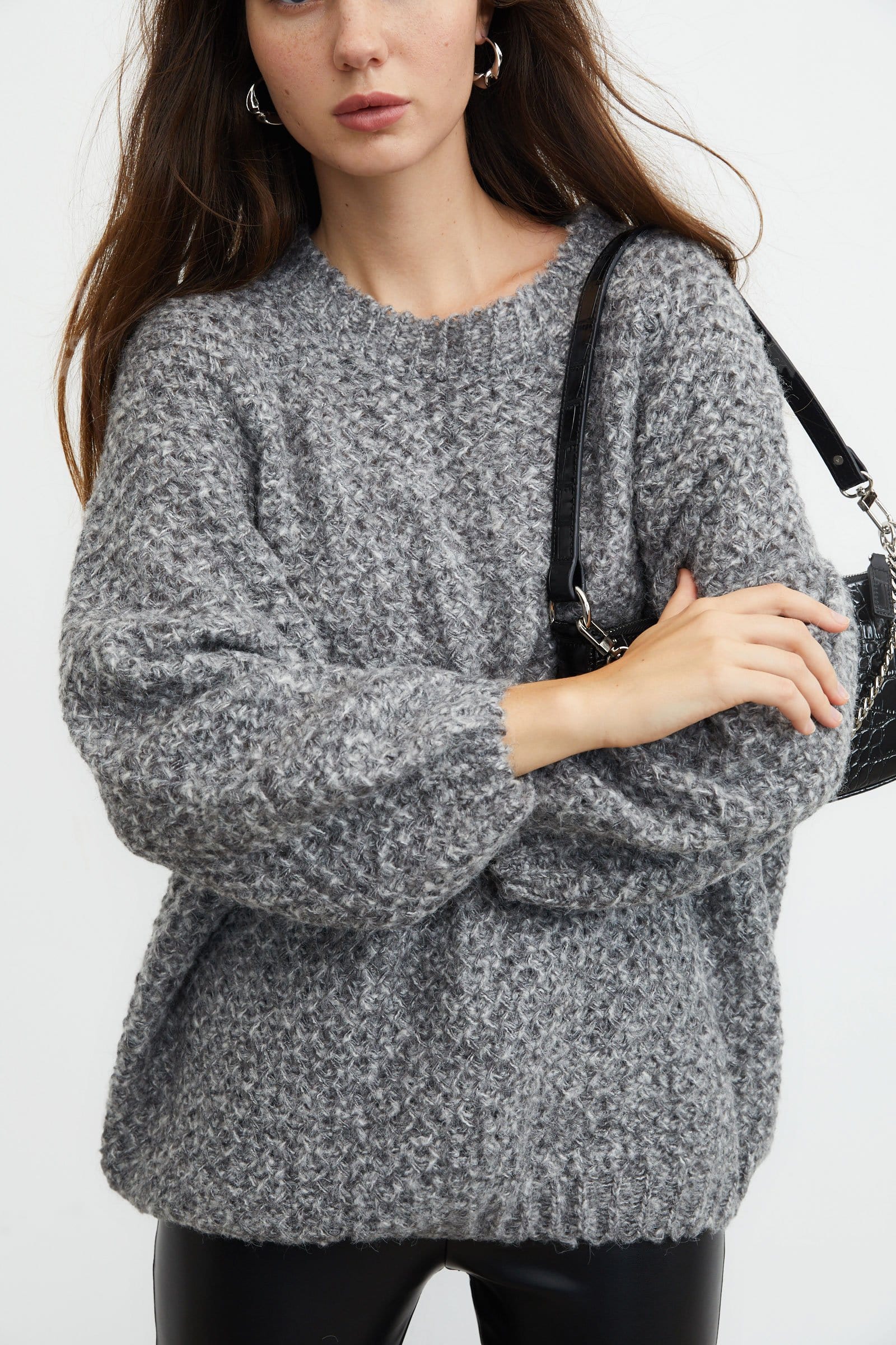 Marley Grey Beehive Sweater