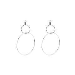 Exaggerated Metallic Ring Earring