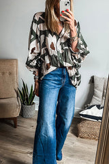 It's Your Time Print Short Sleeve Top