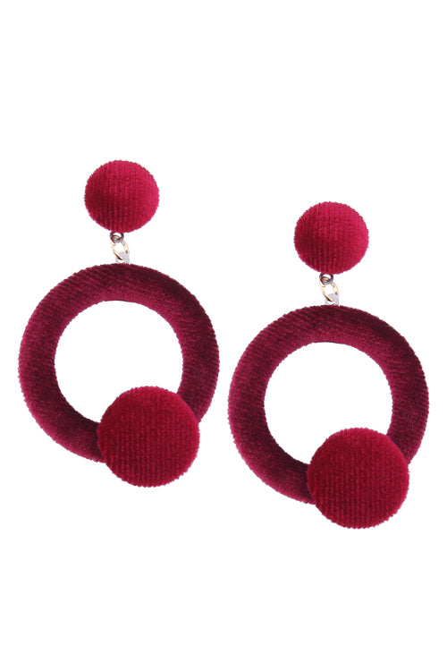 Flannel Ring Lovely Earrings