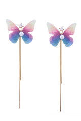 Rhinestones Butterfly Elegant Earrings
