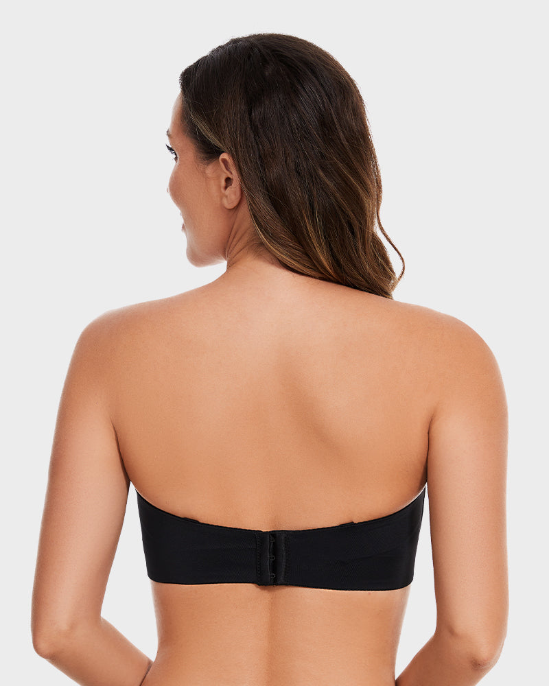 2-Pack Full Support Non-Slip Convertible Bandeau Bra