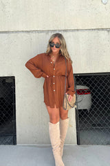Precious Impression Long Sleeve Romper Dress - 2 Colors