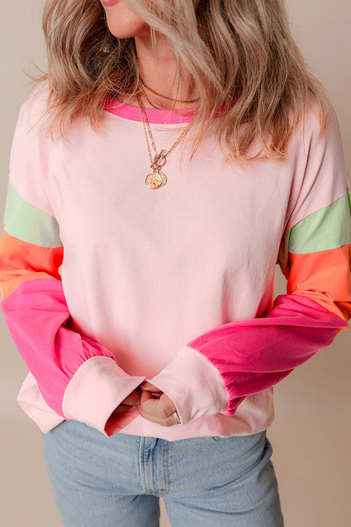 Chic on Repeat Pink Long Sleeve Top