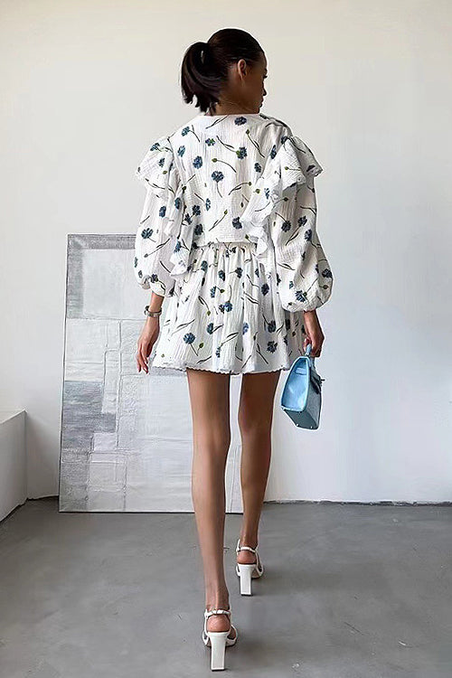 Essence of Adorable Ruffled Suit - 4 Colors