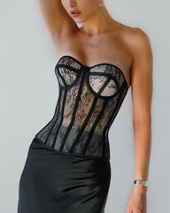 Lace Push-Up Corset