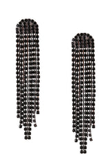 Crystal Tassel Hanging Earrings