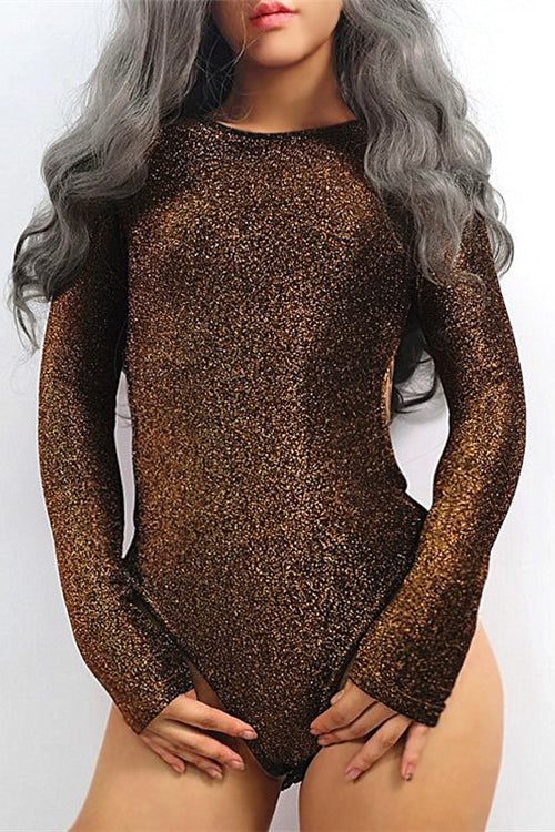 Sparkle Hollow-out Onepiece