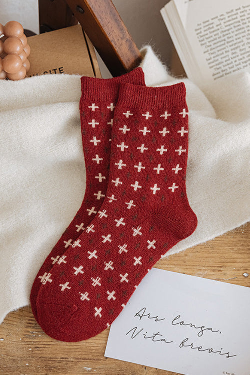 New Years' Eve Cotton Socks