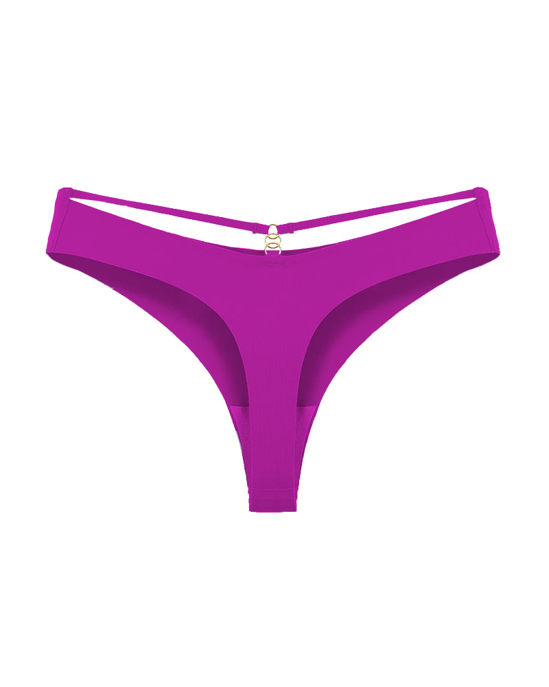 Women's Seamless Breathable Invisible Hollow Thong