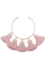 Fringe Chic Metallic Bracelet