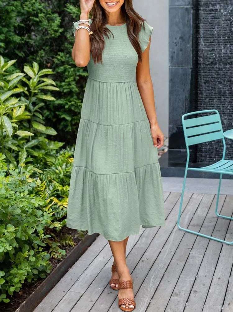 Comfortable summer maxi skirt