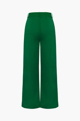 Basic Wide Leg Suit Pants
