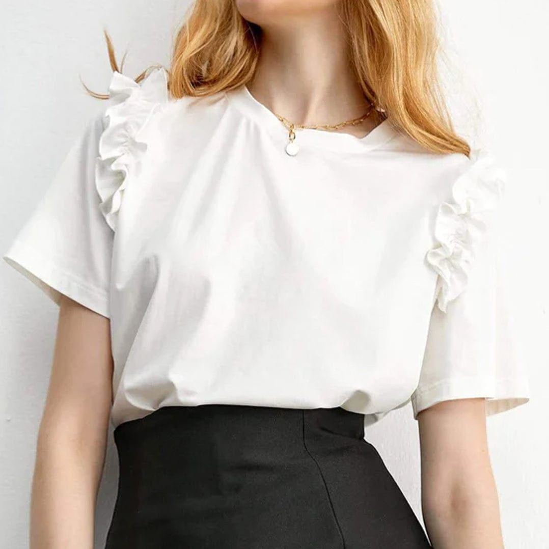 Mackenzie White Blouse