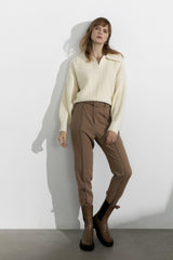 Henrietta Ivory Collared Sweater