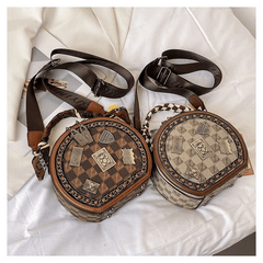 vintage bear badge print bags