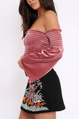 Velvet Purple Pink Suit