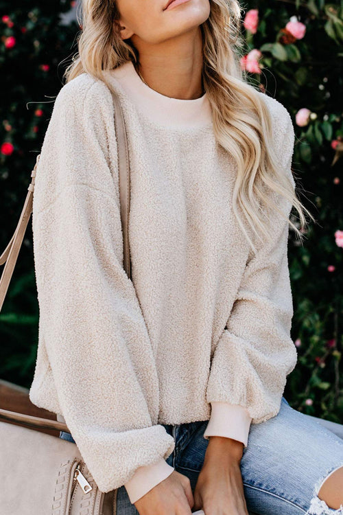 Carino Teddy Long Sleeve Top - 3 Colors