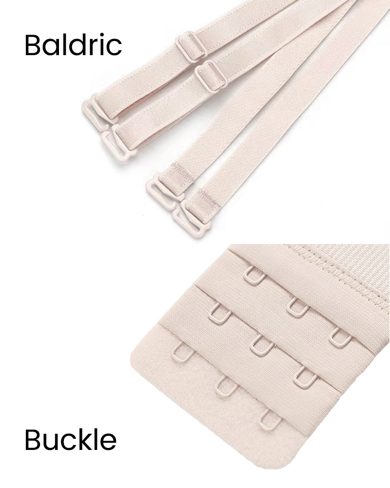 2-Pack Full Support Non-Slip Convertible Bandeau Bra