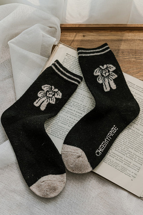 Vintage Girl Cotton Socks
