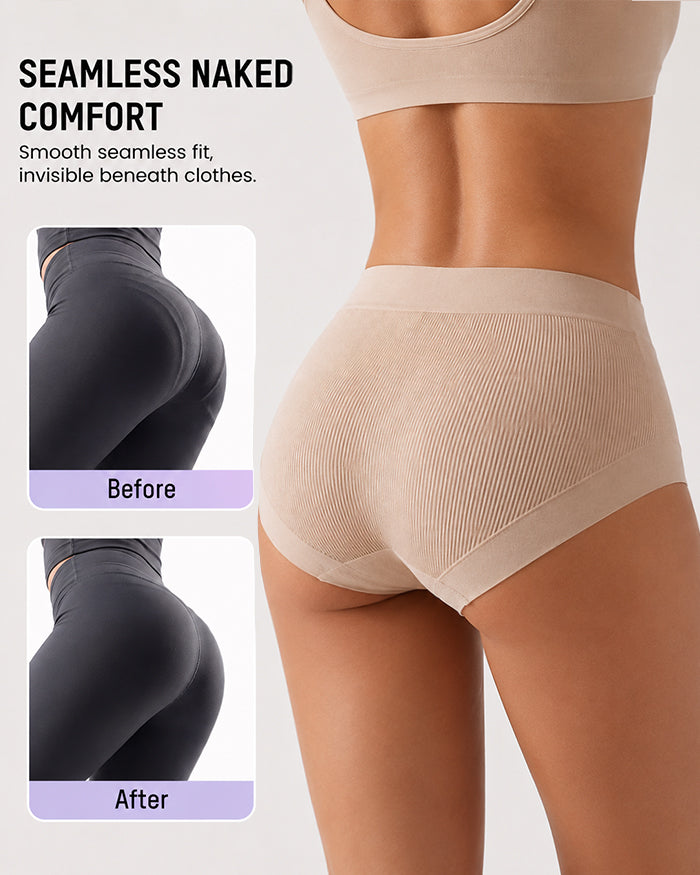 5-Pack Cotton Soft Stretchy Seamless Briefs