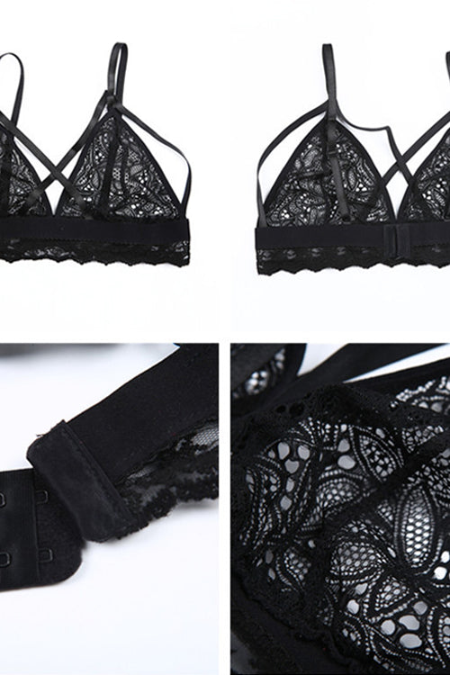 Lace Bandage Charming Bra