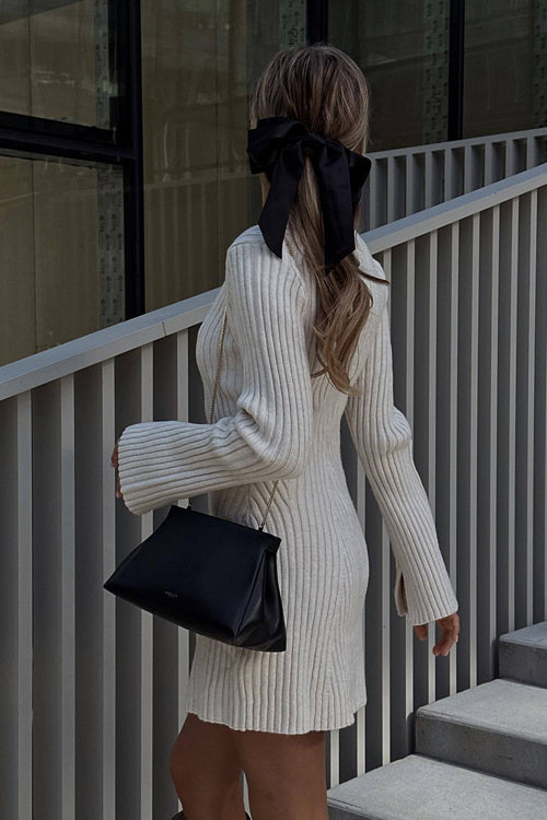 Soft Serenity Long Sleeve Knit Mini Dress - 3 Colors