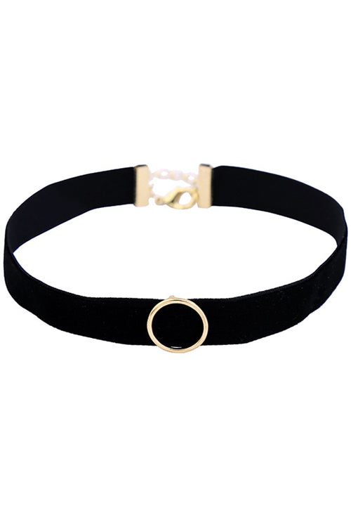 Layered Tassel Choker Necklace