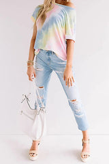 Gotta Have It Tie-Dye Print Short Sleeve Tee