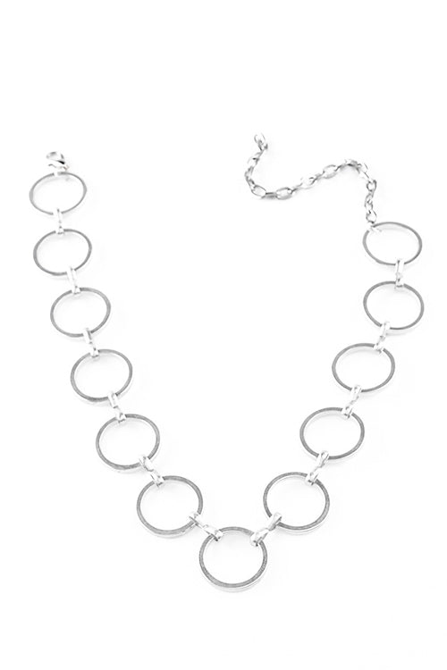 Metallic Ring Choker
