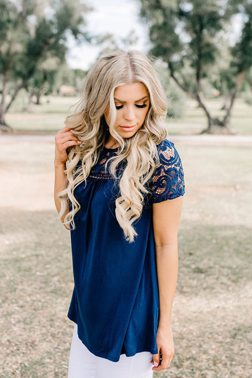 Lace Embroidered Romantic Blouse - 3 Colors