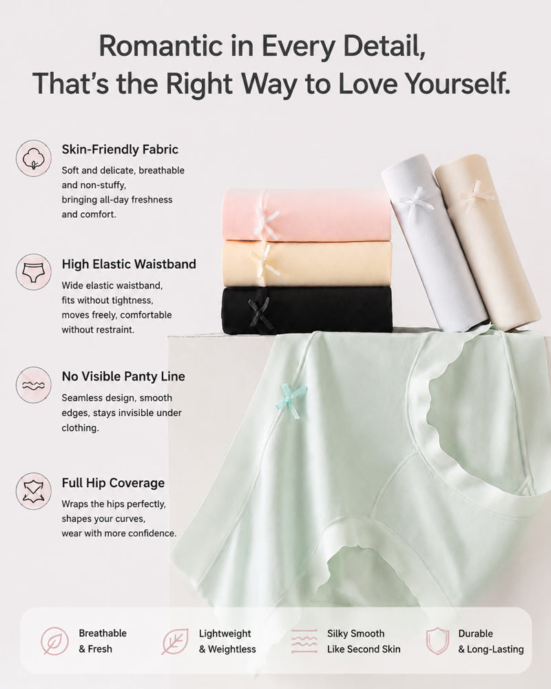 5-Pack Seamless Lyocell Breathable Briefs