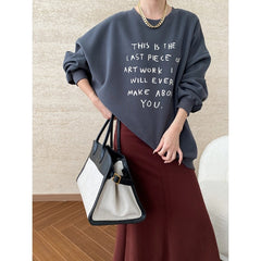 Fake Two-piece Thermal Fleece Hooded Sweater