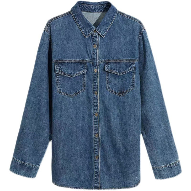 Loose Casual Denim Top Jacket