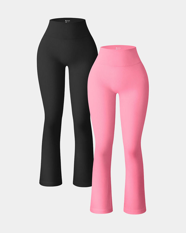 High Waist Flare Leggings2 Pieces