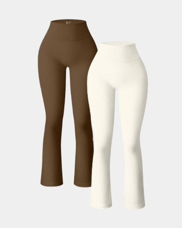 High Waist Flare Leggings2 Pieces