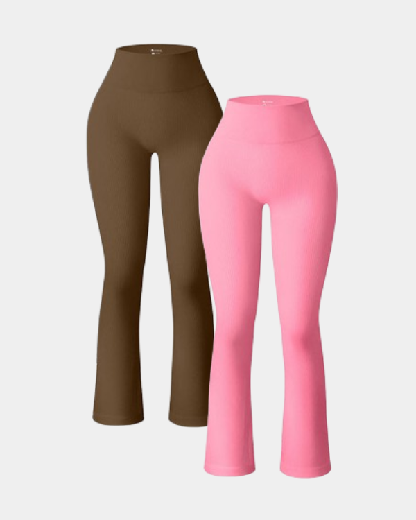 High Waist Flare Leggings2 Pieces