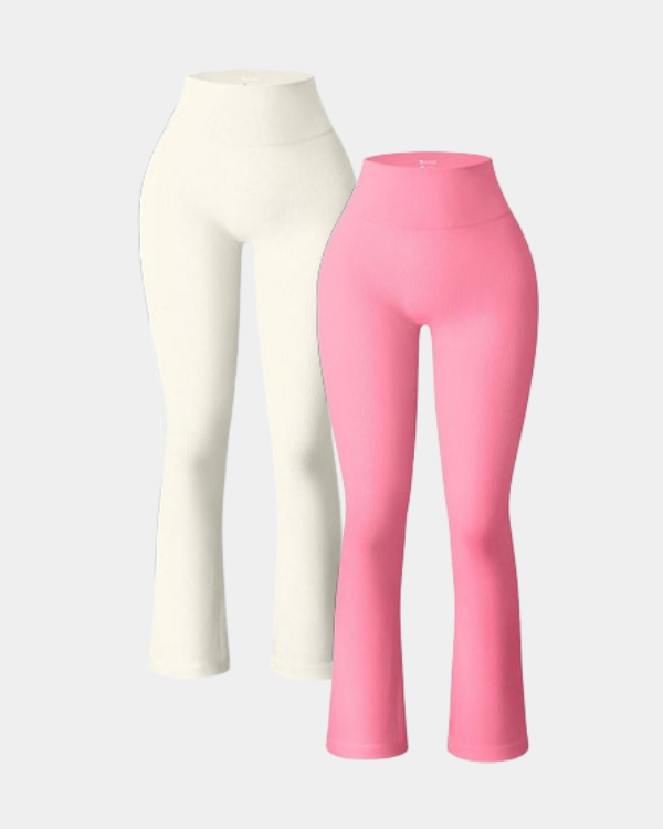 High Waist Flare Leggings2 Pieces