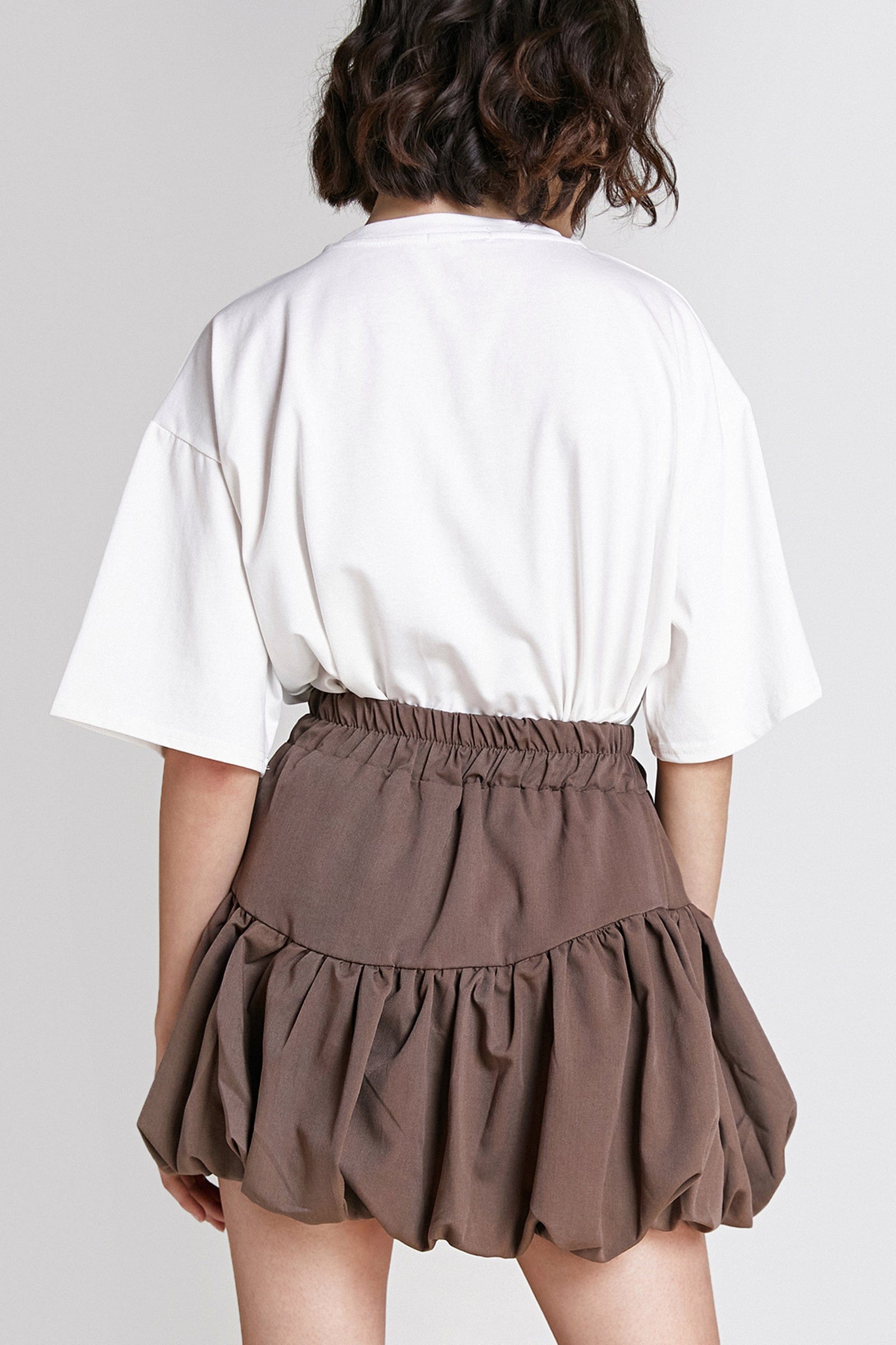 White Teddy Bear Embroidered T-Shirt