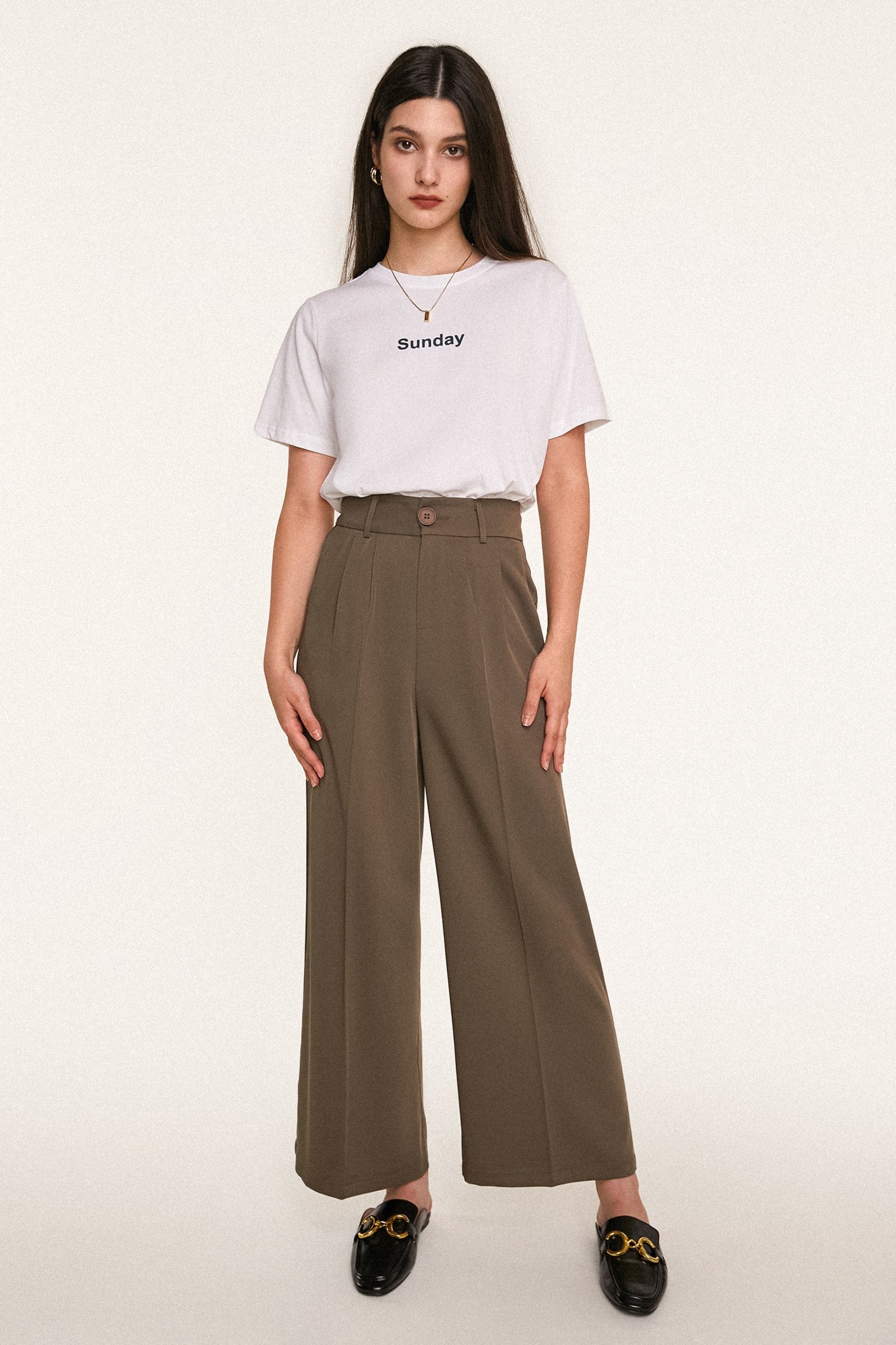Sienna Pleat Detail Wide Leg Suit Pants