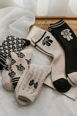 Vintage Girl Cotton Socks