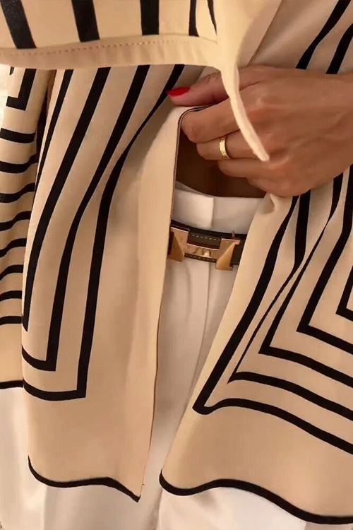 With Ease Striped Long Sleeve Top