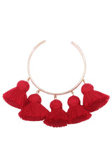 Fringe Chic Metallic Bracelet