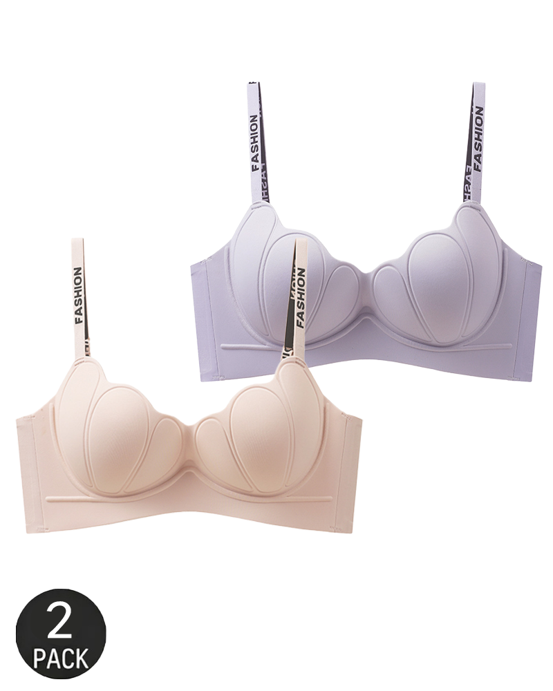 2-Pack Seamless Lightweight Lift Bras
