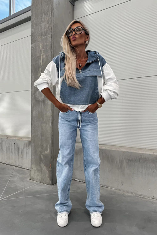 Cozy Forecast Denim Pullover - 3 Colors