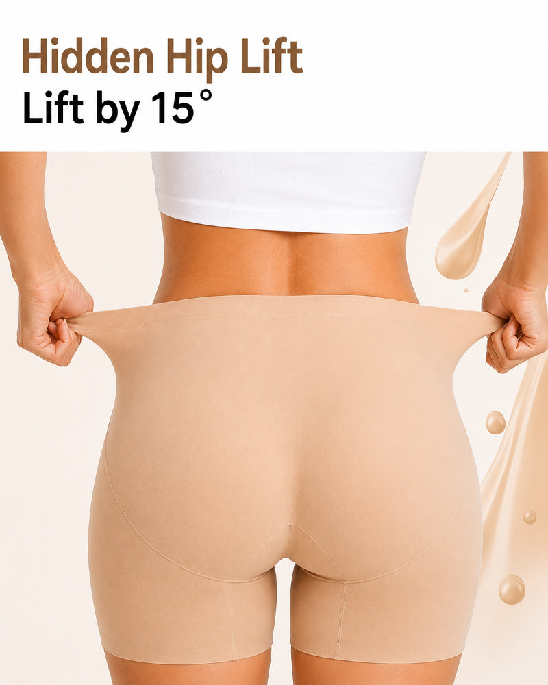 2-Pack High Waist Tummy Control Seamless Breathable Mesh Shaping Shorts