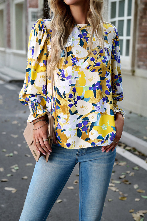 Eye-Catching Sweetie Printed Smocked Top - 3 Colors