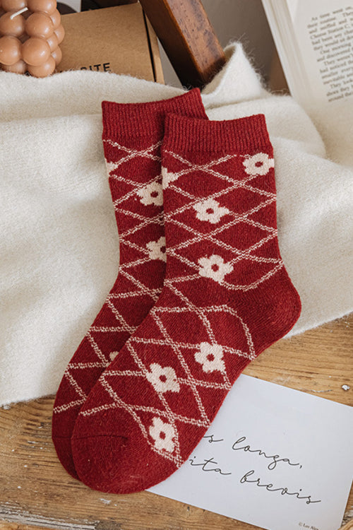 New Years' Eve Cotton Socks