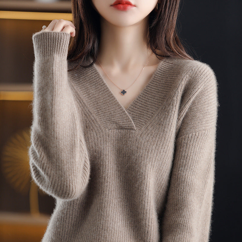 V-neck Cashmere Sweater